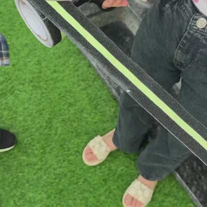 Stepzor Anti Slip Tape 5 Meter  (Set of 2 – Black & Neon Green)